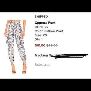 REVOLVE Lioness Cypress Pant *WORN ONCE*